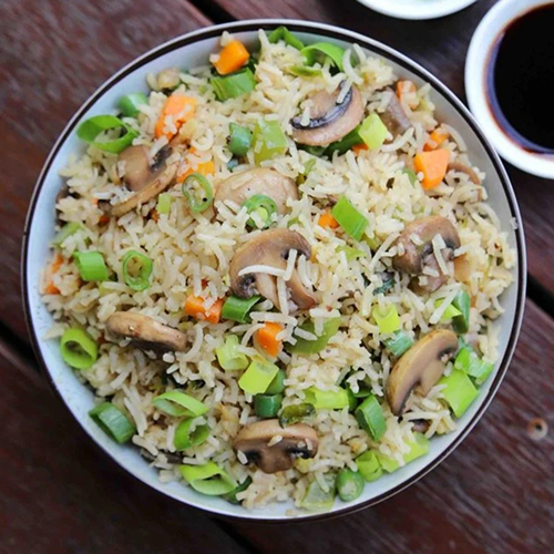 Mushroom Fried Rice